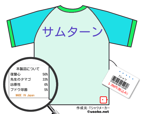 ���Ĺ�のＴシャツメーカー結果