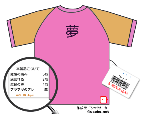 ��˭のＴシャツメーカー結果