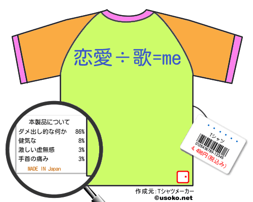 ʡĽのＴシャツメーカー結果