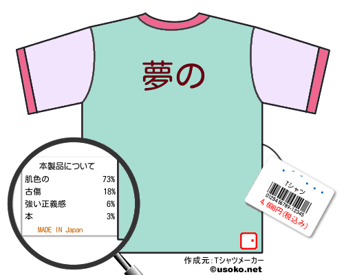ʿ����ϯのＴシャツメーカー結果