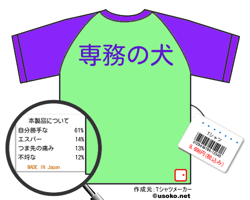 ˾������のＴシャツメーカー結果