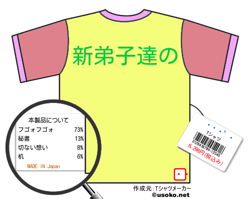 �̿���のＴシャツメーカー結果