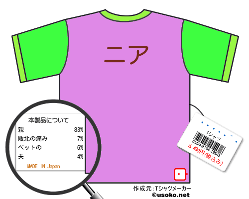 ���̿���のＴシャツメーカー結果