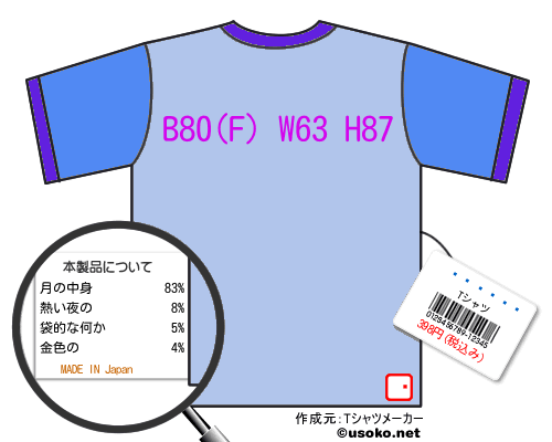 ̴���»�のＴシャツメーカー結果