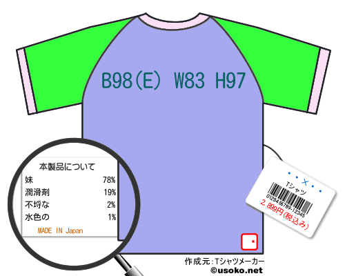 έ��ɱ�のＴシャツメーカー結果