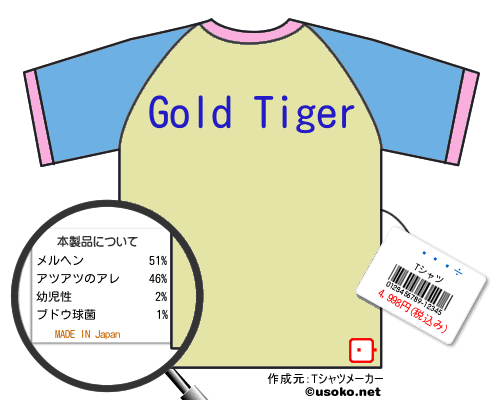 のＴシャツメーカー結果