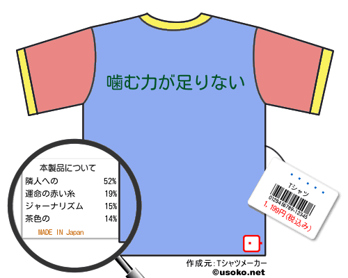 �ӻ���のＴシャツメーカー結果
