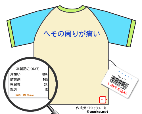 ߻のＴシャツメーカー結果