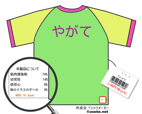 ɱのＴシャツメーカー結果