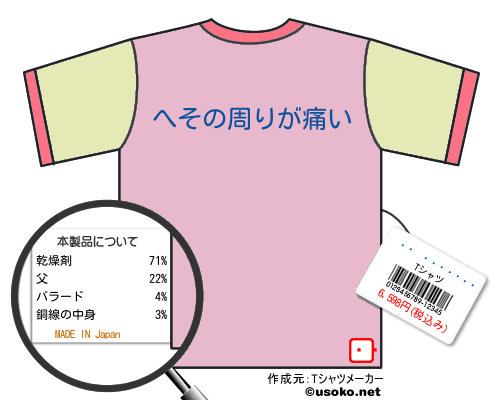���������のＴシャツメーカー結果