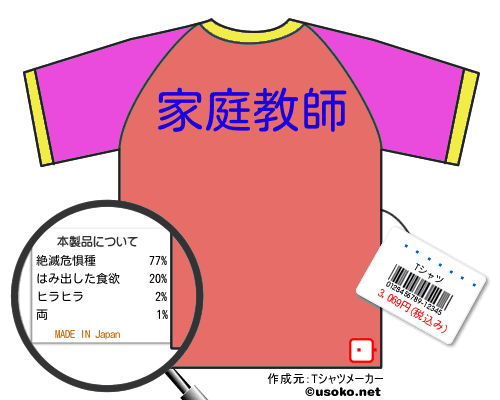 ���ڿ���のＴシャツメーカー結果