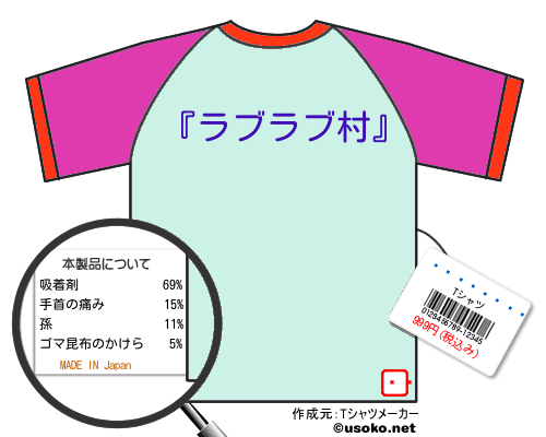 ��������のＴシャツメーカー結果