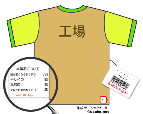 ������のＴシャツメーカー結果