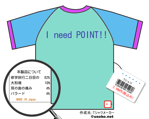�����ࡹのＴシャツメーカー結果