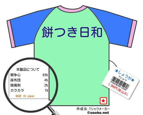 ★しょうが★のＴシャツメーカー結果
