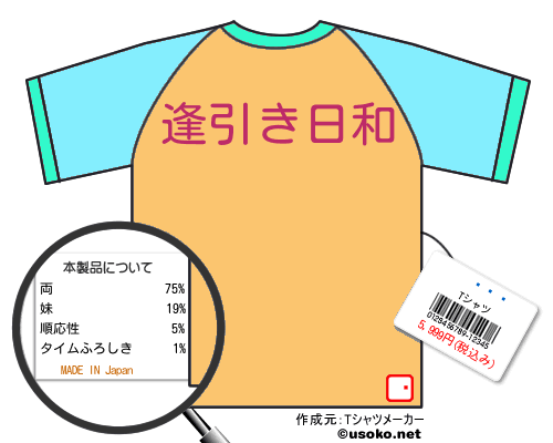 ⤏磵�のＴシャツメーカー結果