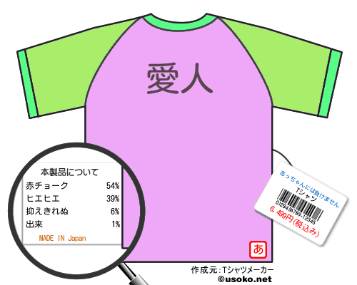 あっちゃんには負けませんのＴシャツメーカー結果