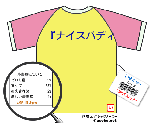 いまにゅーのＴシャツメーカー結果