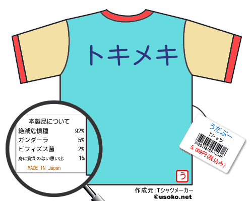 うだぷーのＴシャツメーカー結果