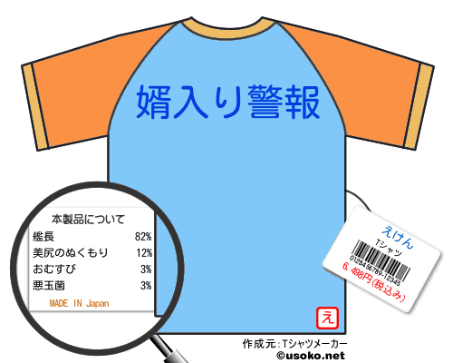 えけんのＴシャツメーカー結果