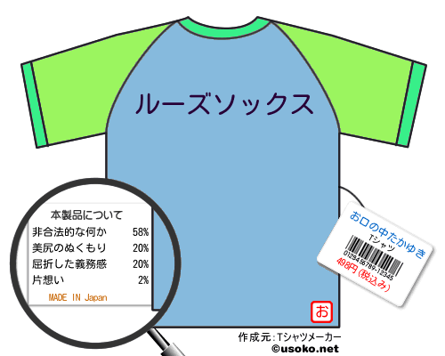 お口の中たかゆきtシャツ