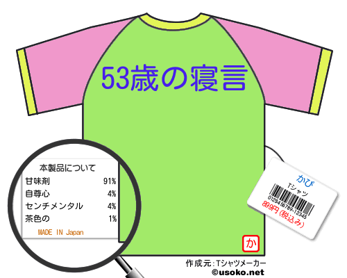 かぴのＴシャツメーカー結果