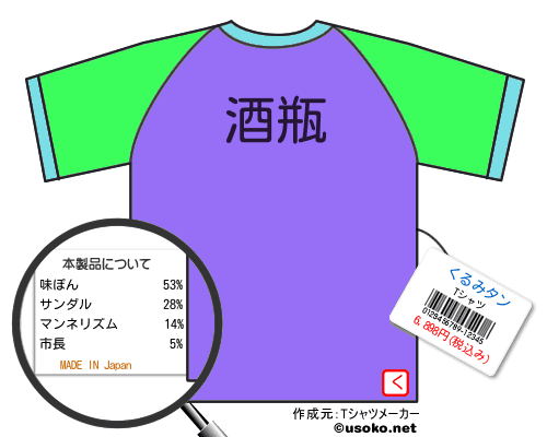 くるみタンのＴシャツメーカー結果