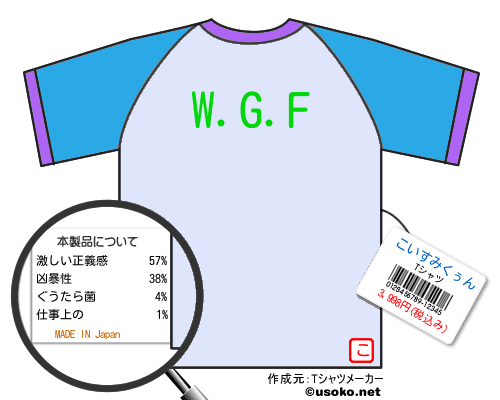 こいすみくぅんのＴシャツメーカー結果