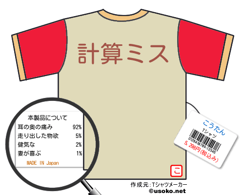 こうたんのＴシャツメーカー結果