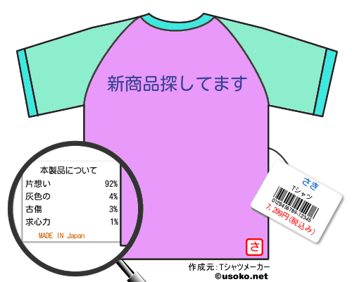 さきのＴシャツメーカー結果