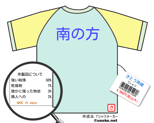 さとう珠緒のＴシャツメーカー結果