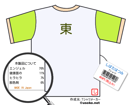 しばたはつみのＴシャツメーカー結果