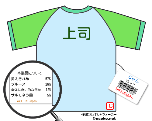 じゃんのＴシャツメーカー結果