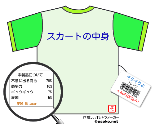 そらそうよのＴシャツメーカー結果