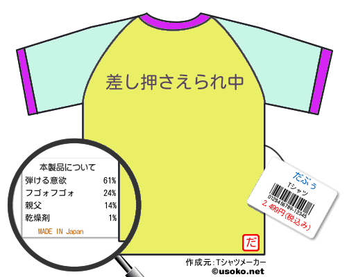 だぶぅのＴシャツメーカー結果