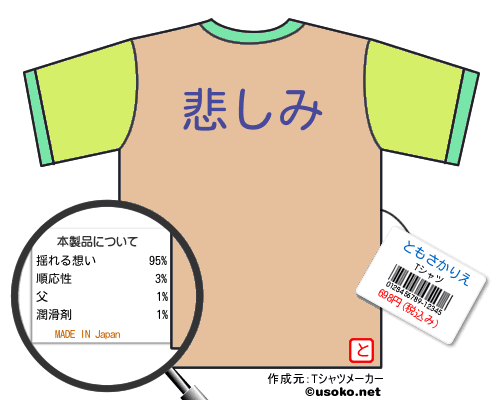 ともさかりえのＴシャツメーカー結果