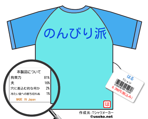 はるのＴシャツメーカー結果