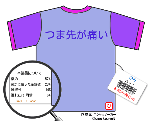 ひろのＴシャツメーカー結果