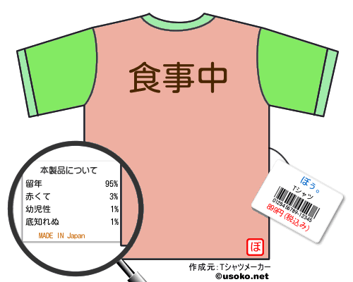 ぼぅ。のＴシャツメーカー結果