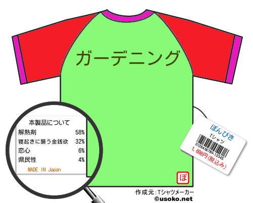 ぽんびきのＴシャツメーカー結果