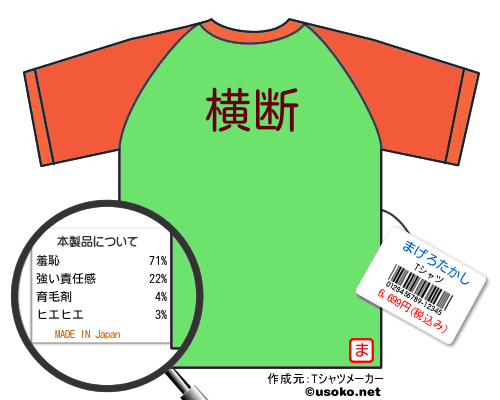 まげろたかしのＴシャツメーカー結果