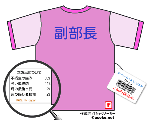 まっがーれ↓スペクタクルのＴシャツメーカー結果