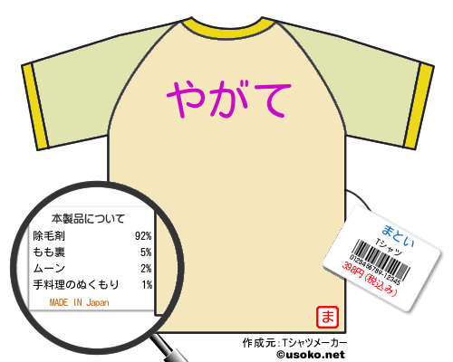 まといのＴシャツメーカー結果