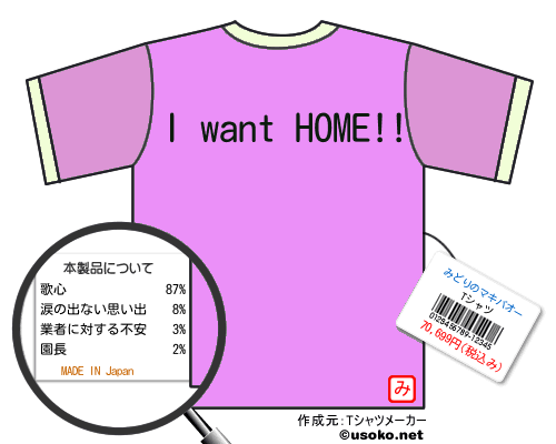みどりのマキバオーのＴシャツメーカー結果