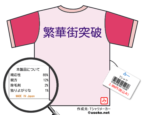 みーのＴシャツメーカー結果