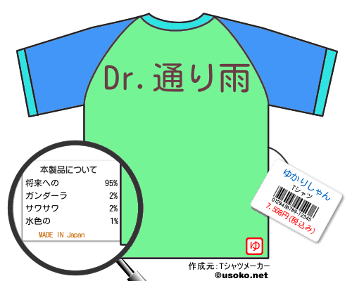 ゆかりしゃんのＴシャツメーカー結果