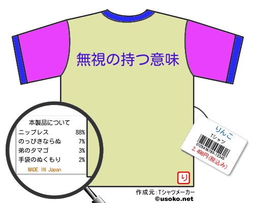 りんこのＴシャツメーカー結果