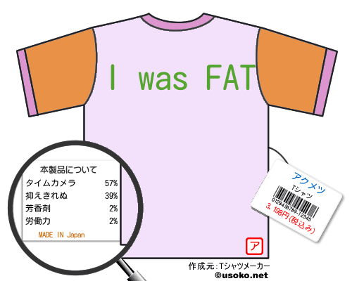 アクメツのＴシャツメーカー結果