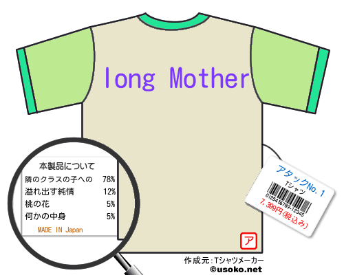 アタックNo.1のＴシャツメーカー結果