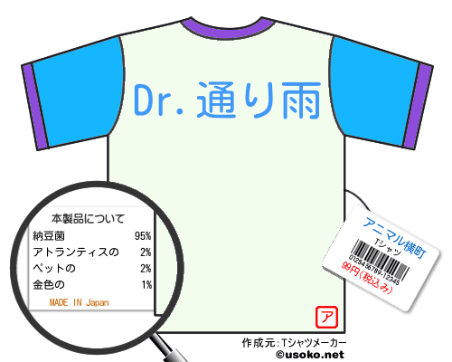 アニマル横町のＴシャツメーカー結果